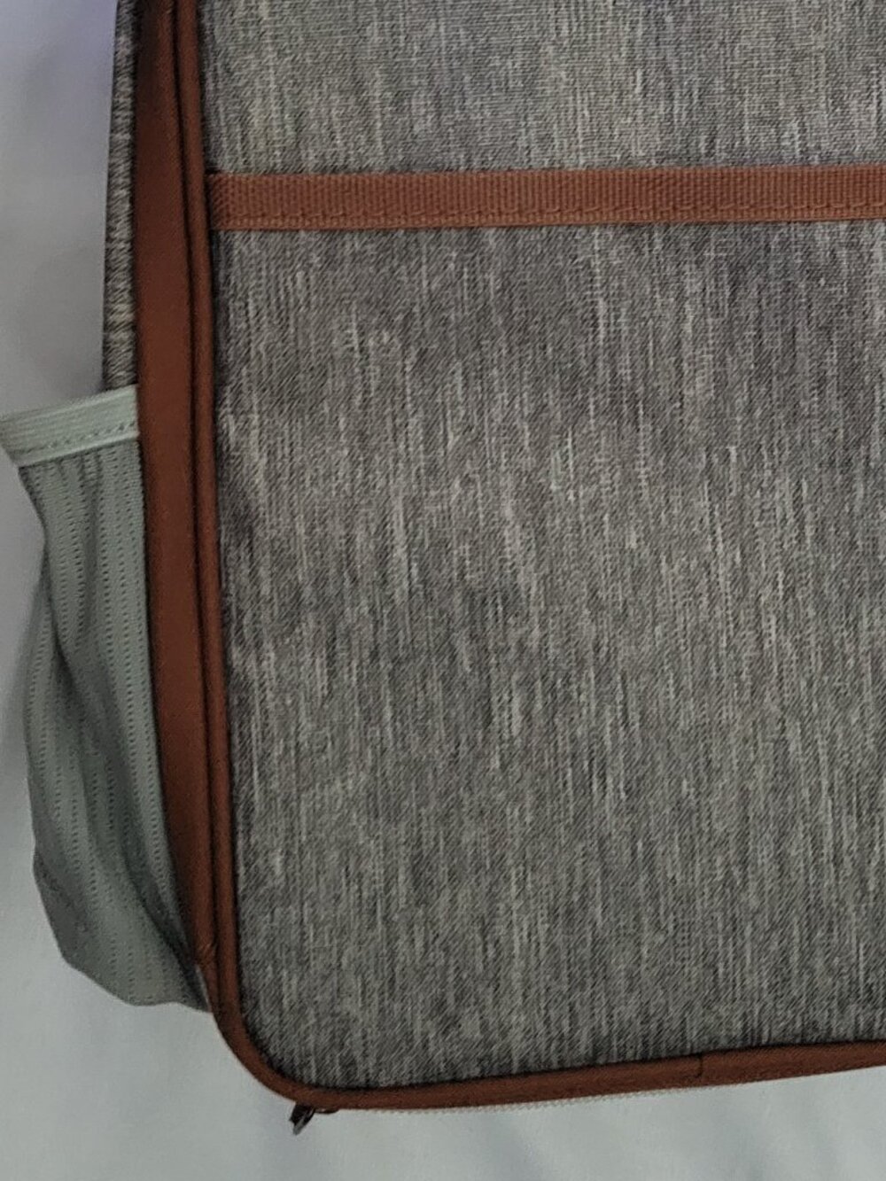 Gray Insulated Lunch Bag
